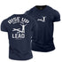 Men's Men of God Rise Up and Lead Cotton T-Shirt